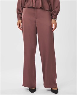 Emmett Heavy Sateen Pants - Dark Rose